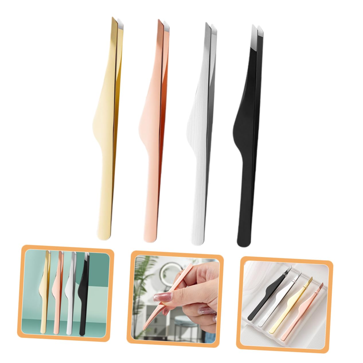 Professional Eyelash Extension Tool Kit - Stainless Steel Tweezers & Beauty Accessories for Salon & Home Use | Perfect for Lash Artists & DIY Enthusiasts