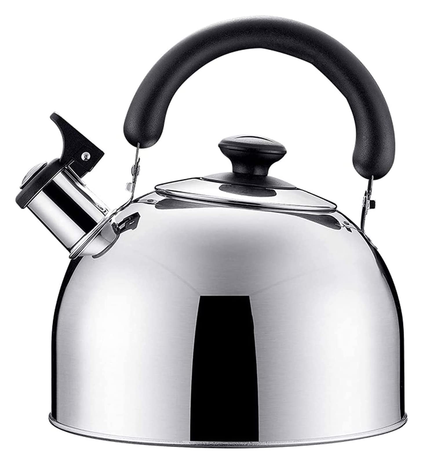 Stainless Steel Whistling Tea Kettle 3L - Stovetop Camping Kettle for Boiling Water, Coffee & Tea - Durable Kitchen & Outdoor Use for Home, Picnics & Hiking