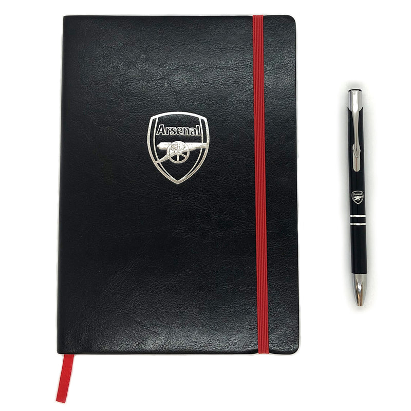 Official Arsenal FC Notebook & Pen Set - Soccer Gifts for Fans, Journal, Planner - Perfect for School, Office, Work, and Game Day