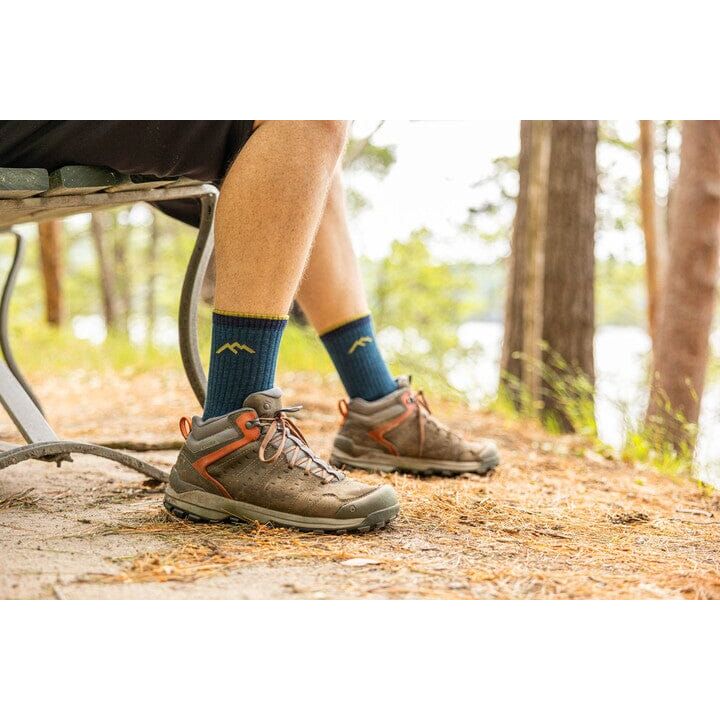 Darn Tough Men's Hiking Socks - Micro Crew Midweight Cushion Socks for Hiking, Backpacking & Outdoor Adventures - Moisture-Wicking & Odor-Resistant