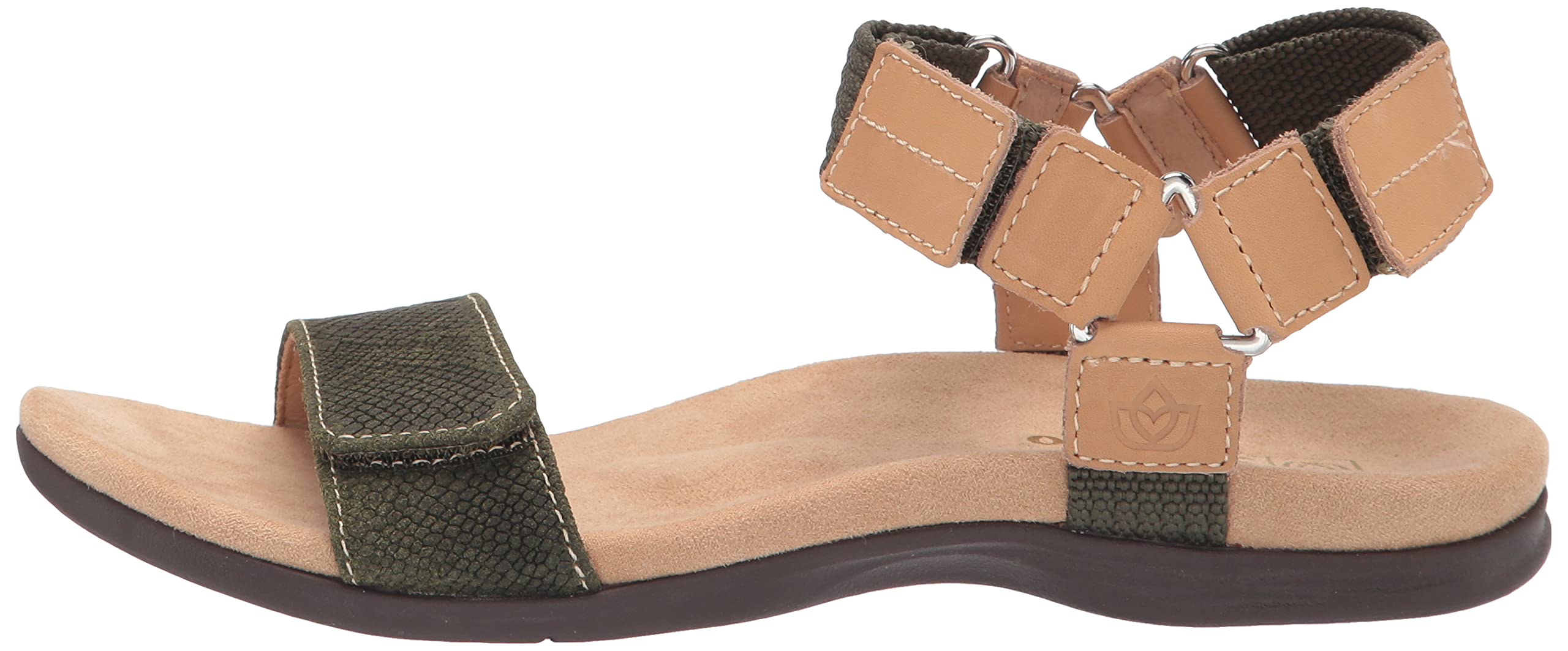 Spencos Women's Comfort Sandals - Arch Support & Cushioned Footbed for Walking, Travel & Everyday Wear