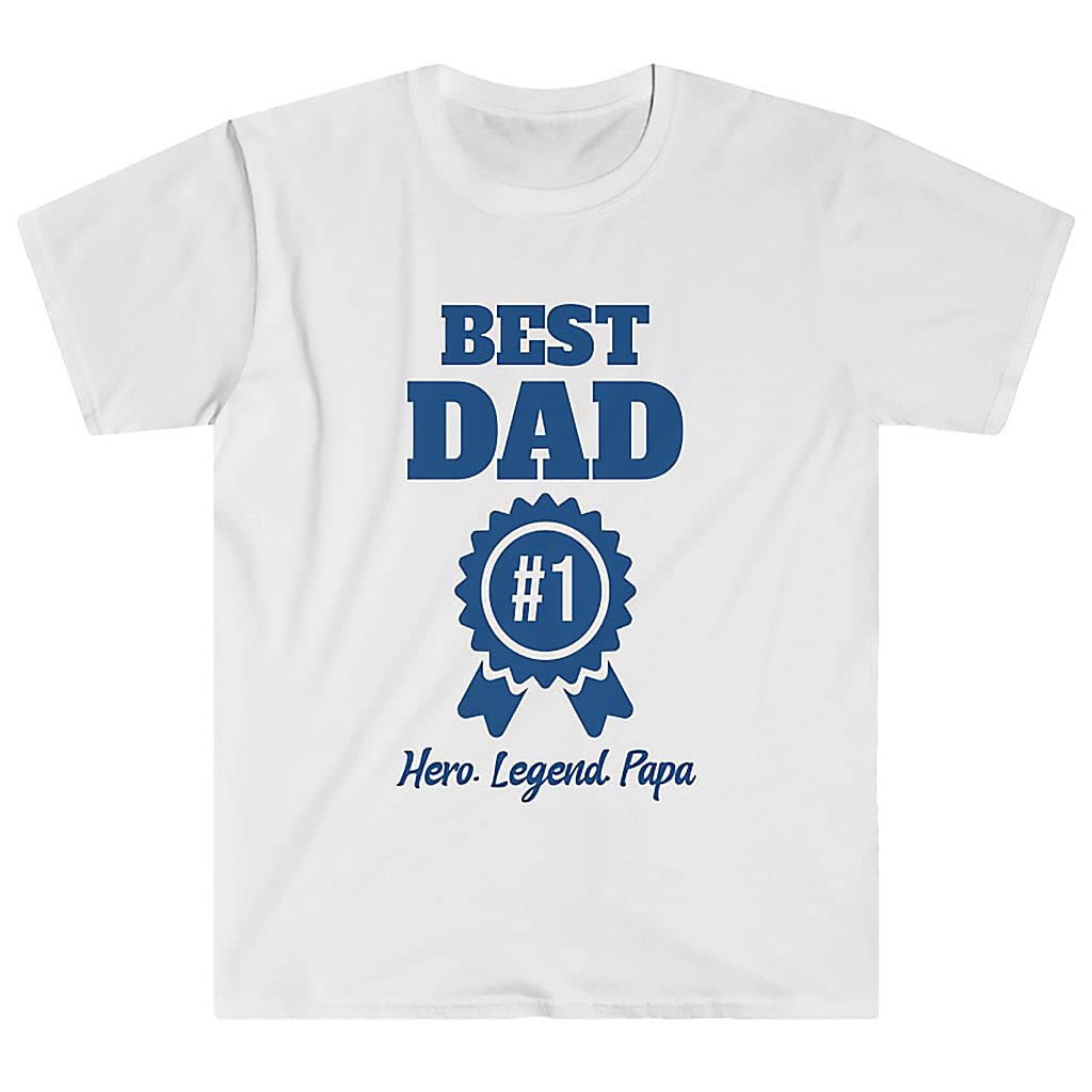 Best Father's Day Shirt for Dad - #1 Dad T-Shirt for Men | Perfect Gift for First-Time Fathers & Papa's Day Celebration
