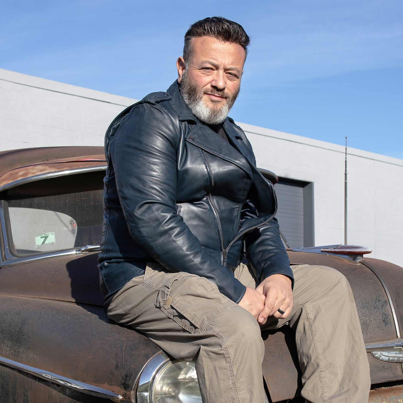 Milwaukee Leather SFM1890 Men's Blue Classic Motorcycle Jacket - Genuine Leather Biker Jacket for Men - Perfect for Riding, Casual Wear & Outdoor Adventures