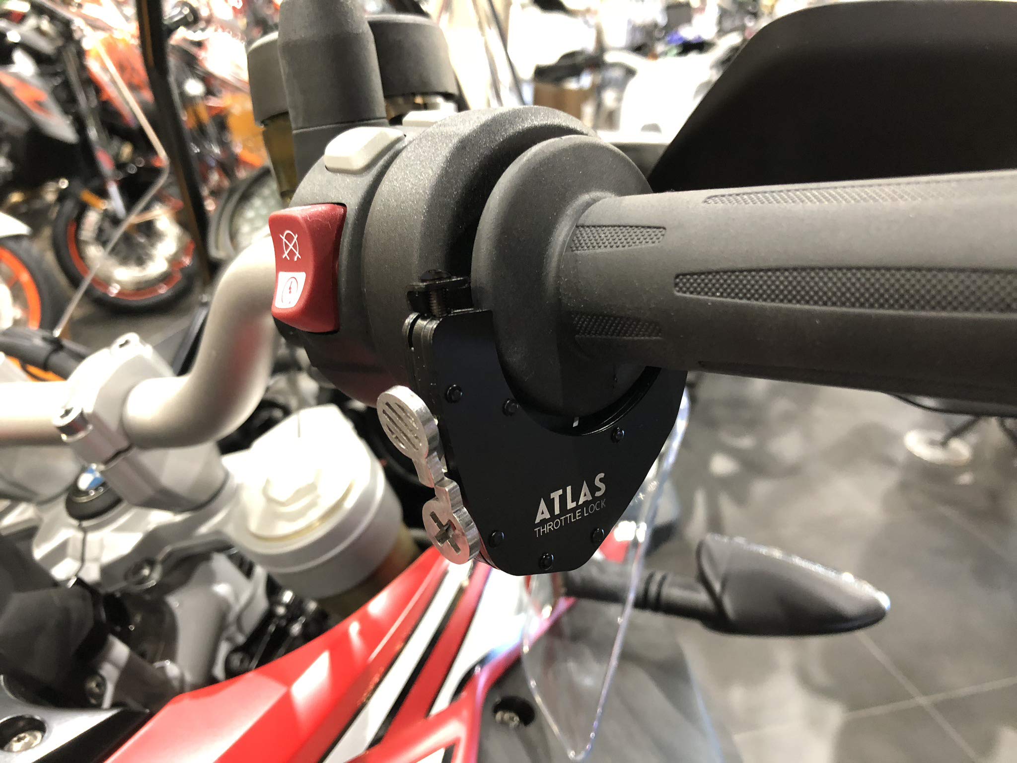 ATLAS Throttle Lock - Motorcycle Cruise Control Throttle Assist Kit for Easy Riding & Long Distance Comfort - Perfect for Highway Cruising & Fatigue Reduction