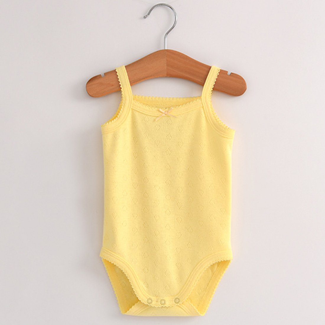 Baby Girls Spaghetti Strap Bodysuit - Sleeveless Cotton Tank Top Onesie | 3-Pack Summer Outfits for Newborns & Infants | Perfect for Playtime, Beach & Family Photos