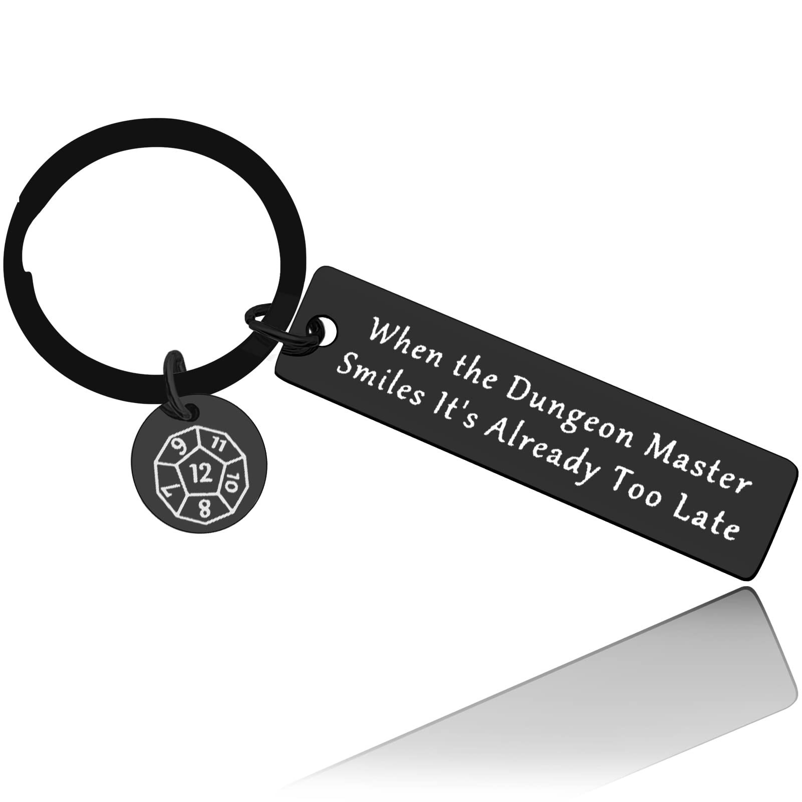 Dungeons & Dragons Dice Keychain - Unique RPG Gift for DM, Gamer & D&D Fans - Perfect for Graduation, Birthday, Christmas (Son, Best Friend, Sister, Boyfriend) - Ideal for Game Nights & Cosplay Accessories