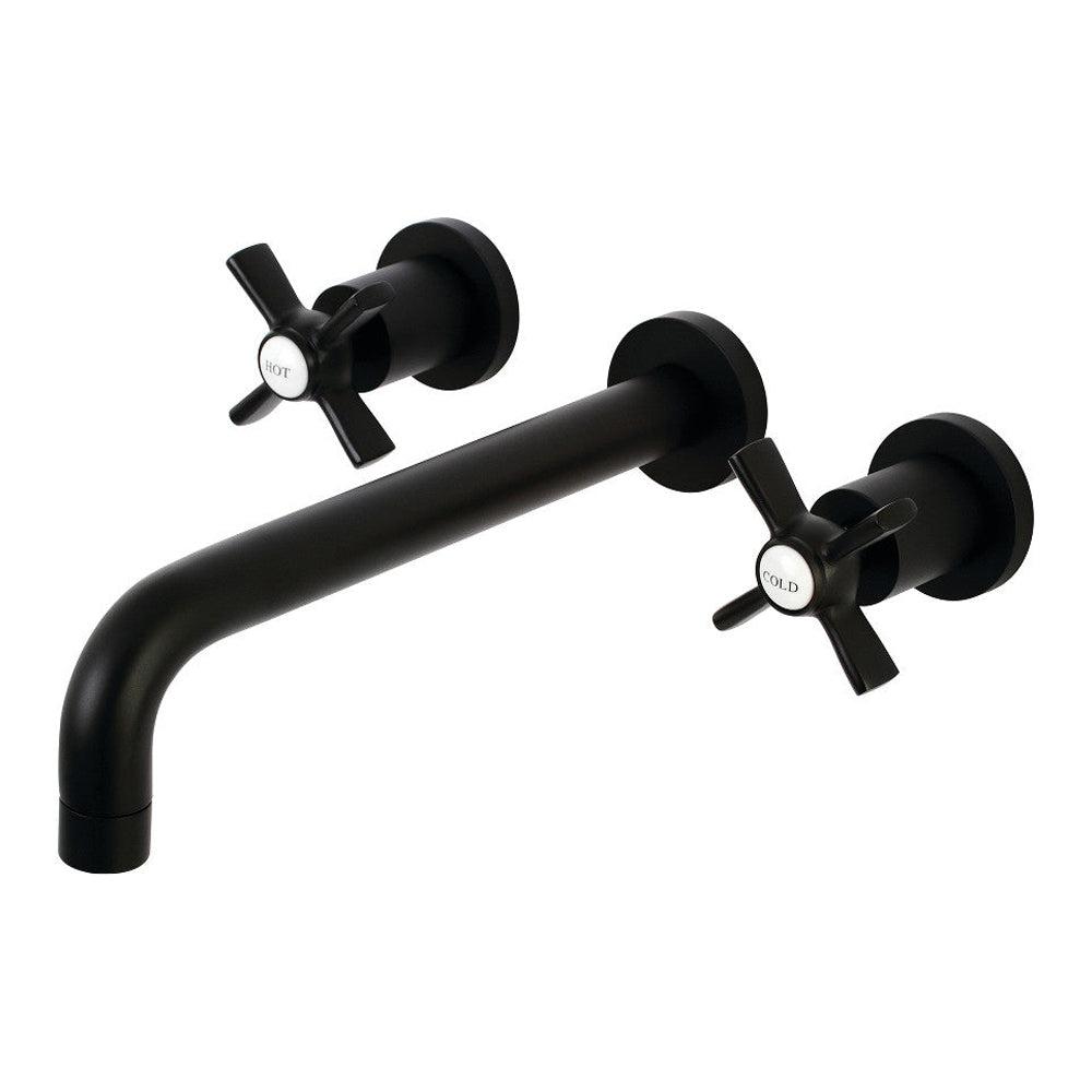 Kingston Brass KS802 Millennium Two Handle Wall Mount Tub Faucet - Durable Bathroom Fixture for Shower and Bathtub Installation