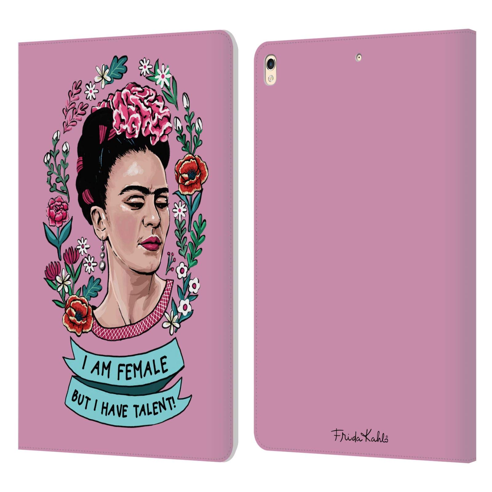 Frida Kahlo Feminist Art Leather Book Wallet Case for Apple iPad Pro 10.5 (2017) - Officially Licensed by Head Case Designs - Perfect for Work, School & Travel