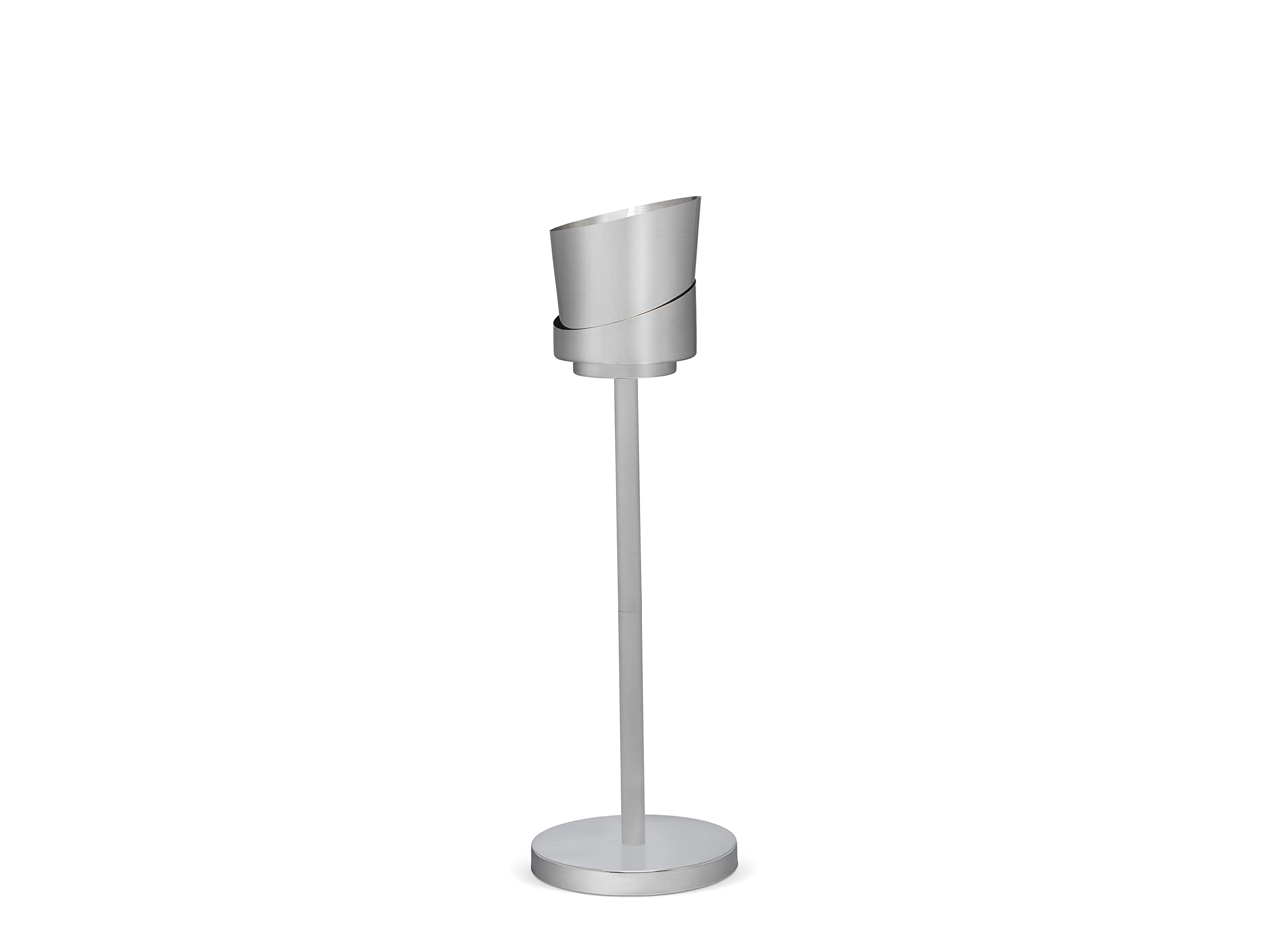Premium Leopold Champagne Cooler with Stand - 2.5L Silver Wine Chiller for Sparkling Wine & Sekt | Perfect for Parties, Weddings & Romantic Dinners