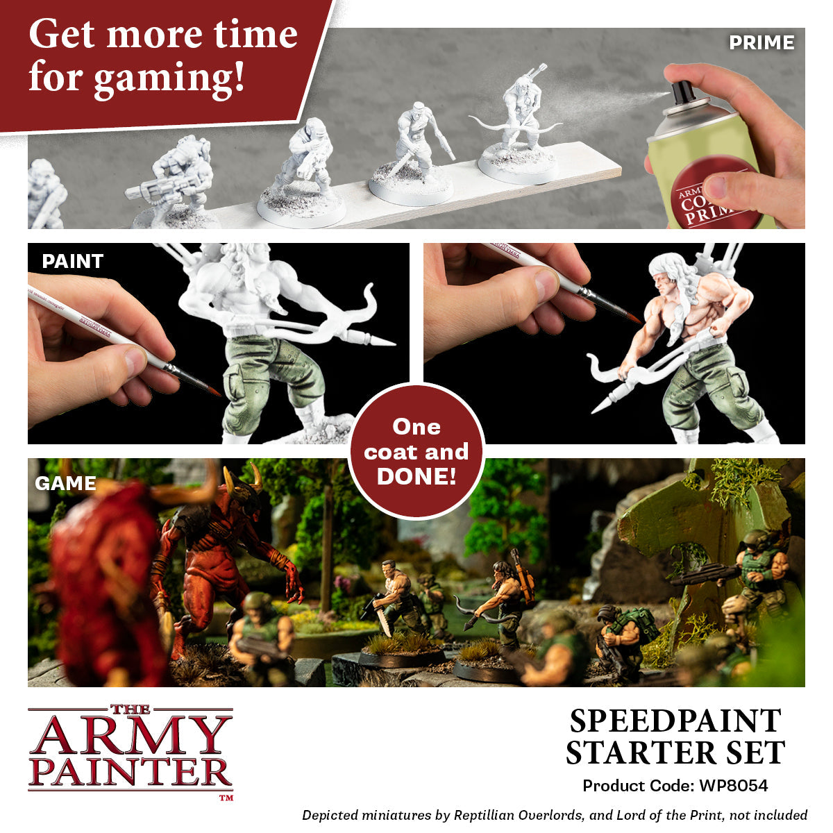 Speedpaint Starter Set - 12 Premium Acrylic Paints for Miniatures & Models - Fast Drying, High Pigment - Perfect for Warhammer, D&D, and Tabletop Gaming