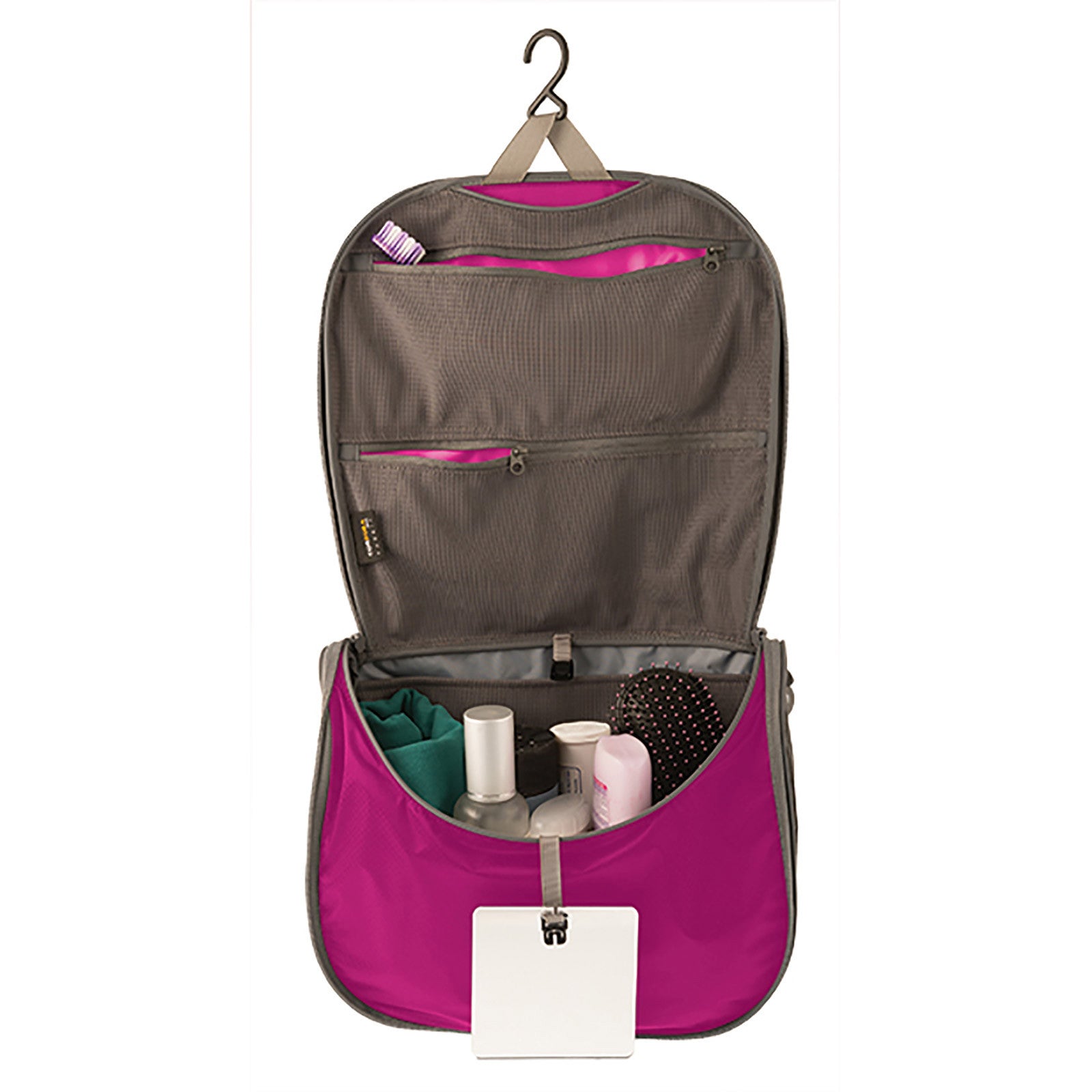 Sea to Summit Travelling Light Hanging Toiletry Bag - Waterproof Travel Cosmetic Organizer for Camping, Hiking & Backpacking - Compact Hanging Toiletry Case with Multiple Pockets
