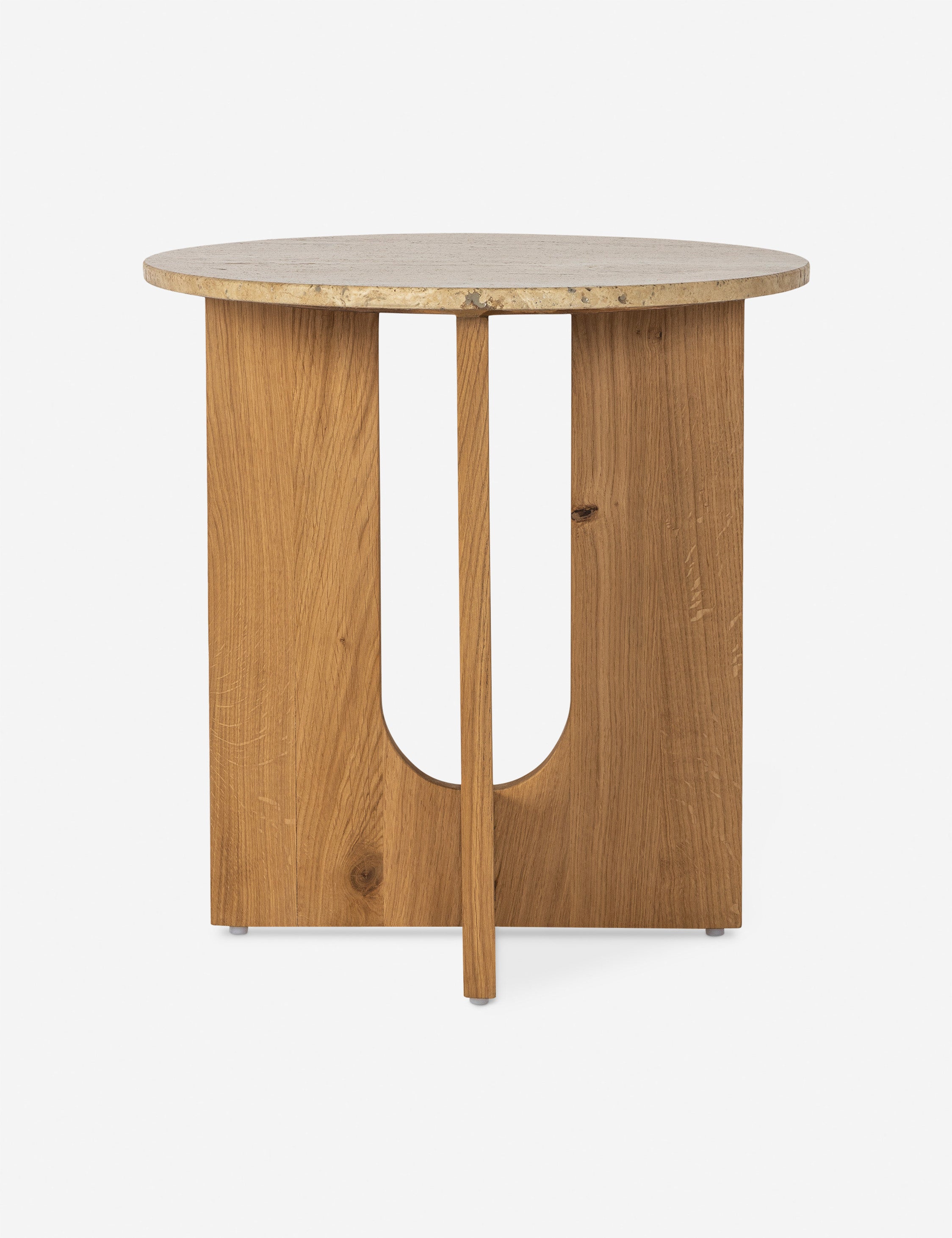 Modern Dahl Round Side Table - 18 Inch Small Accent Table for Living Room, Bedroom, or Office - Perfect for Coffee, Books, and Decor