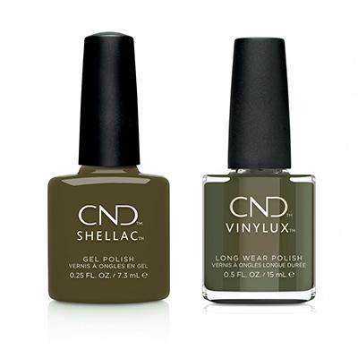 CND Shellac & Vinylux Nail Polish Combo Set - Long-Lasting Gel & Regular Polish Duo for Manicures | Perfect for Graduation Cap & Gown Nail Art