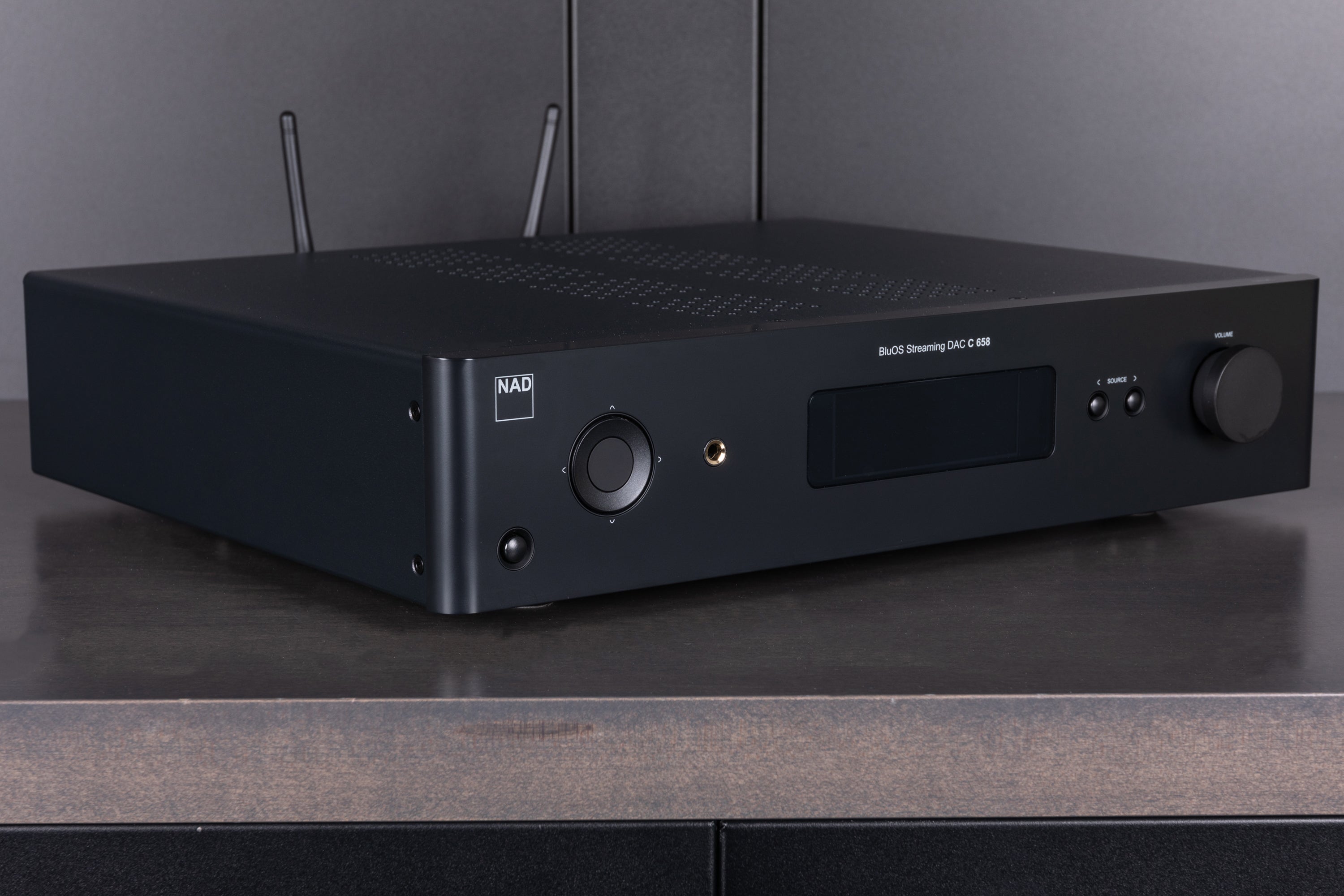 NAD C658 BluOS Streaming DAC Preamp - High-Resolution Audio for Home Theater & Music Systems | Perfect for Audiophiles & Home Entertainment Setups