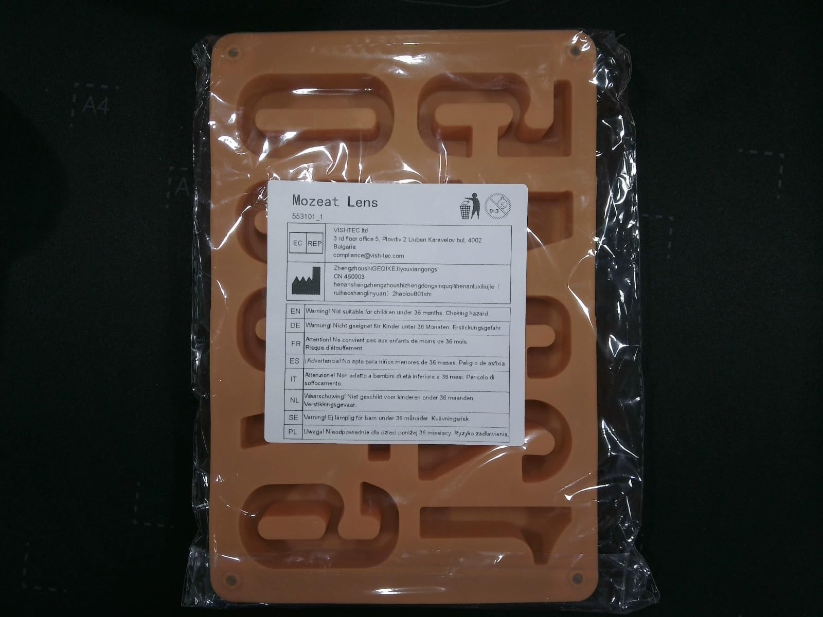 Silicone Number Molds 0-9 - Reusable Chocolate & Fondant Molds for Baking, Cake Decorating, DIY Desserts - Perfect for Birthday Cakes, Cookies, Cupcakes, and Candy Making