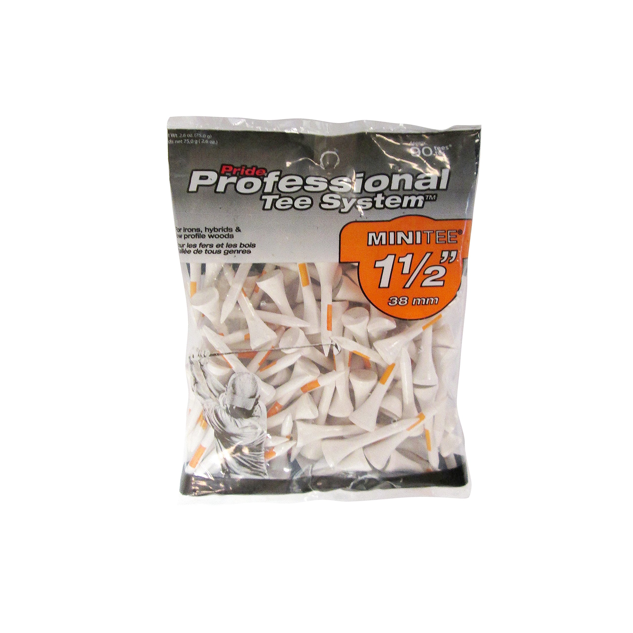 Pride Professional Tee System Golf Tees - Premium Golf Accessories for Driving Range & Tournament Play | Durable Performance Tees for Men & Women