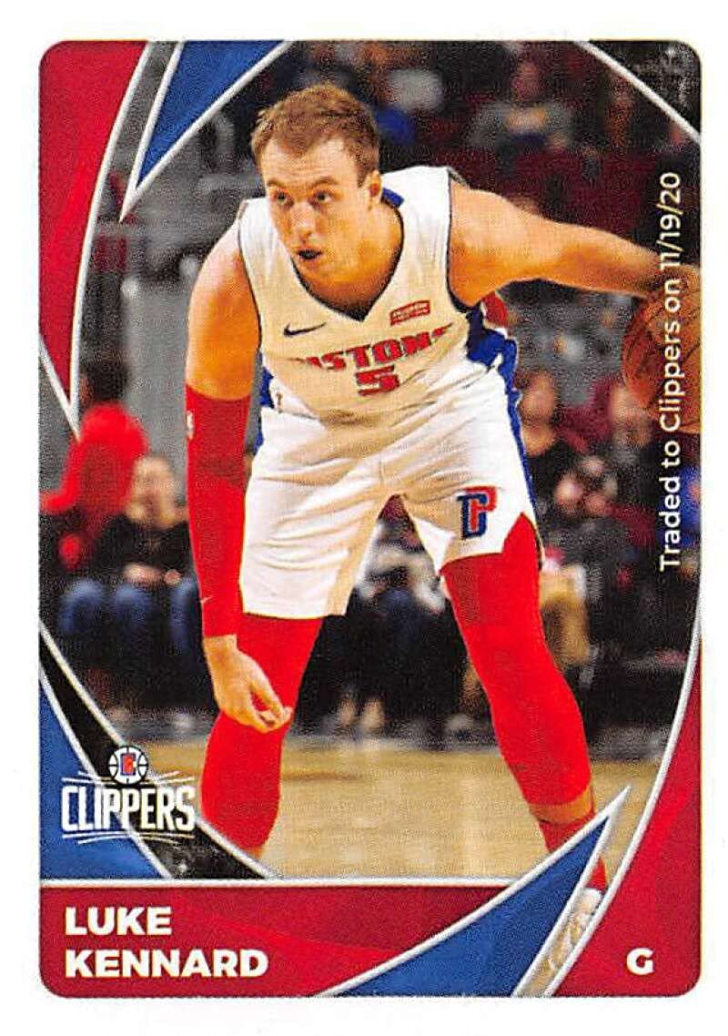 2020-21 Panini NBA Sticker #361 Luke Kennard - Los Angeles Clippers Basketball Trading Card (49x69mm) | Official Collectible for Fans & Card Traders | Perfect for Albums, Displays & Memorabilia Collections