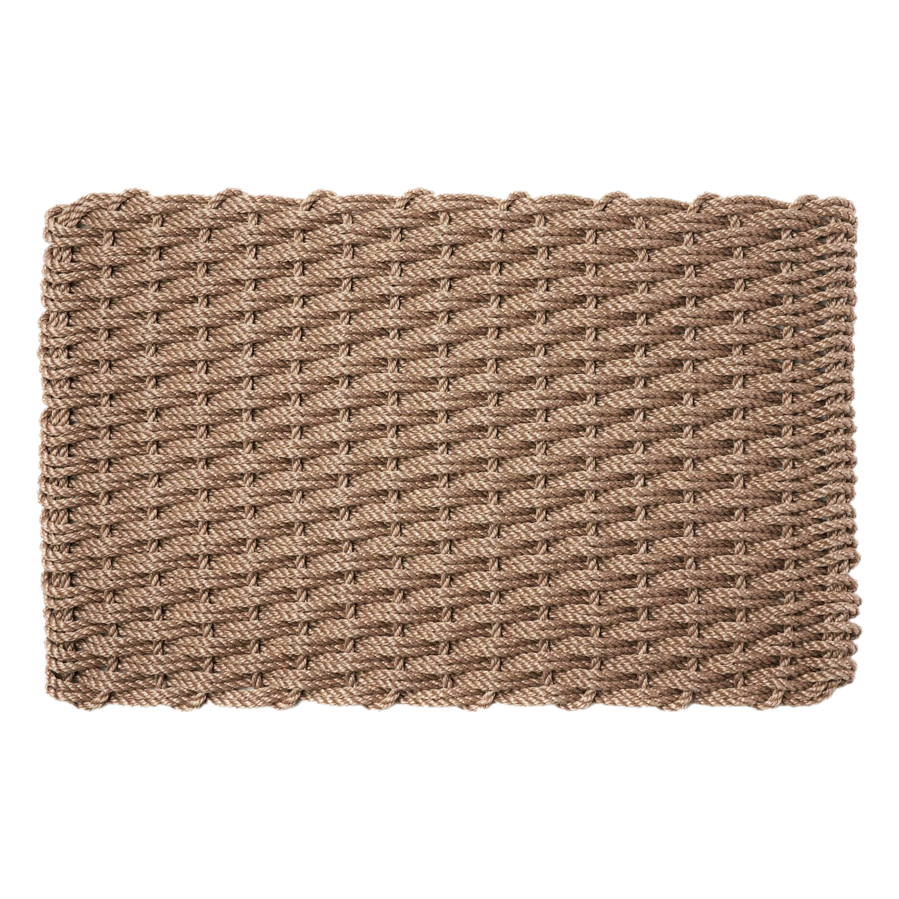 Natural Jute Rope Doormat - Eco-Friendly Sand Color Welcome Mat for Front Door - Perfect for Indoor & Outdoor Entryway Decor