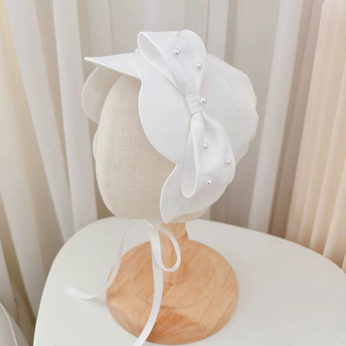 Adorable Baby Bonnet Hat for Girls - Soft Breathable Cotton Sun Protection Infant Hat | Perfect for Newborn, Outdoor Play, Photography & Special Occasions