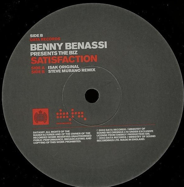 Benny Benassi Presents The Biz - Satisfaction 12