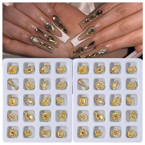 40PCS Champagne Gold