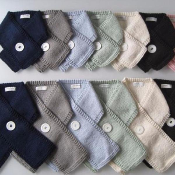 Baby Button Scarf - Soft & Safe Infant Neck Warmer for Newborns & Toddlers - Perfect for Winter Outings, Photo Shoots & Daily Comfort