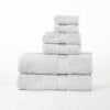 Premium Organic Cotton 6-Piece Plush Towel Set - Ultra Soft, Absorbent & Eco-Friendly Bath Towels for Spa, Gym, and Luxury Home Use