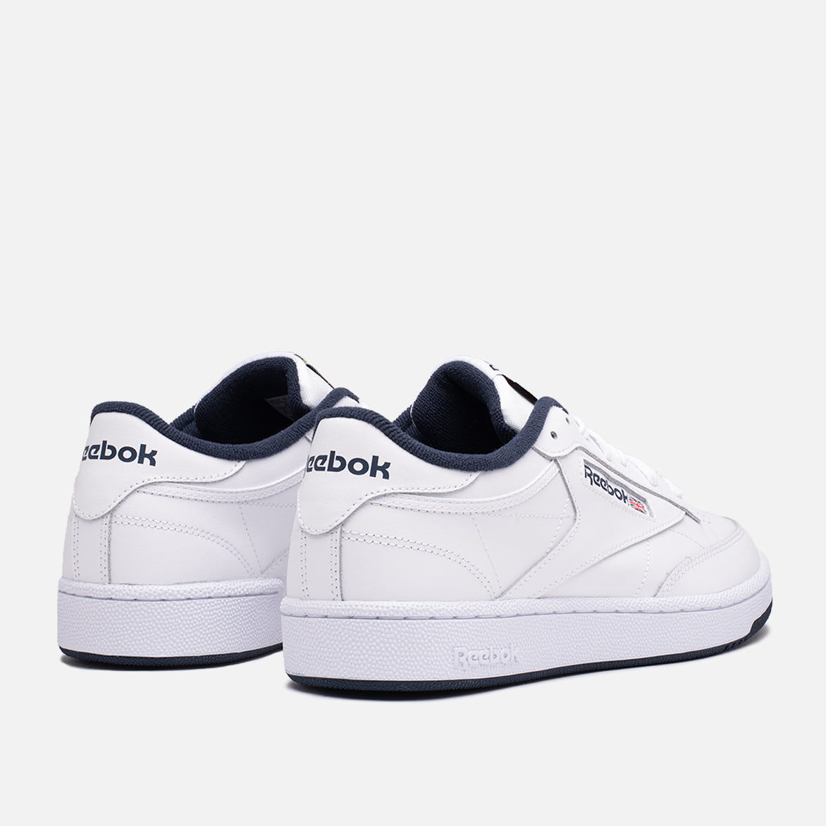 Reebok Club C 85 Vintage Sneakers - White & Navy Blue Classic Tennis Shoes for Men & Women | Casual Wear, Gym, Workout & Street Style