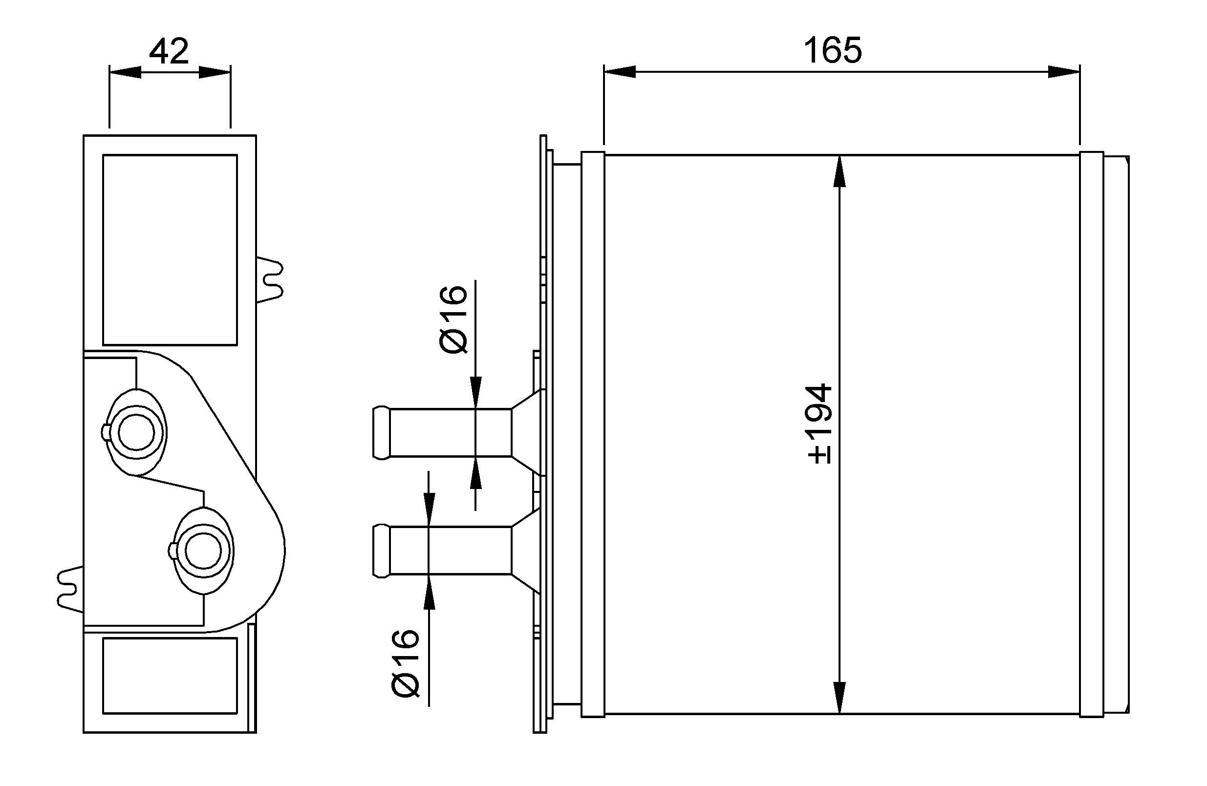 High-Efficiency 53204 Heat Exchanger for Home Heating Systems - Perfect for HVAC, Radiators & Indoor Climate Control