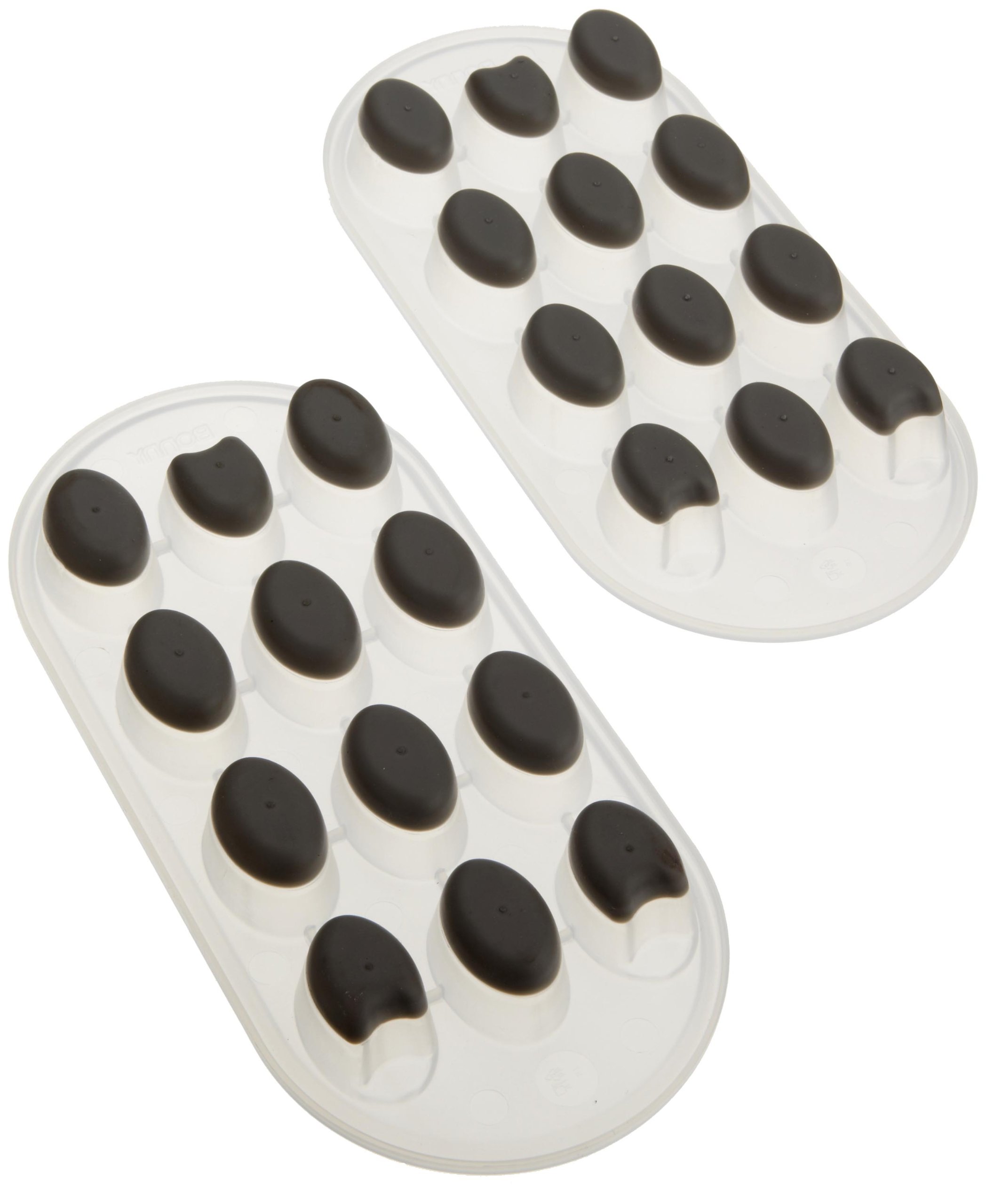 Premium Silicone Ice Cube Tray Set of 2 - BPA Free, Flexible & Easy Release for Cocktails, Smoothies & Drinks - Perfect for Home Bars, Parties & Everyday Use