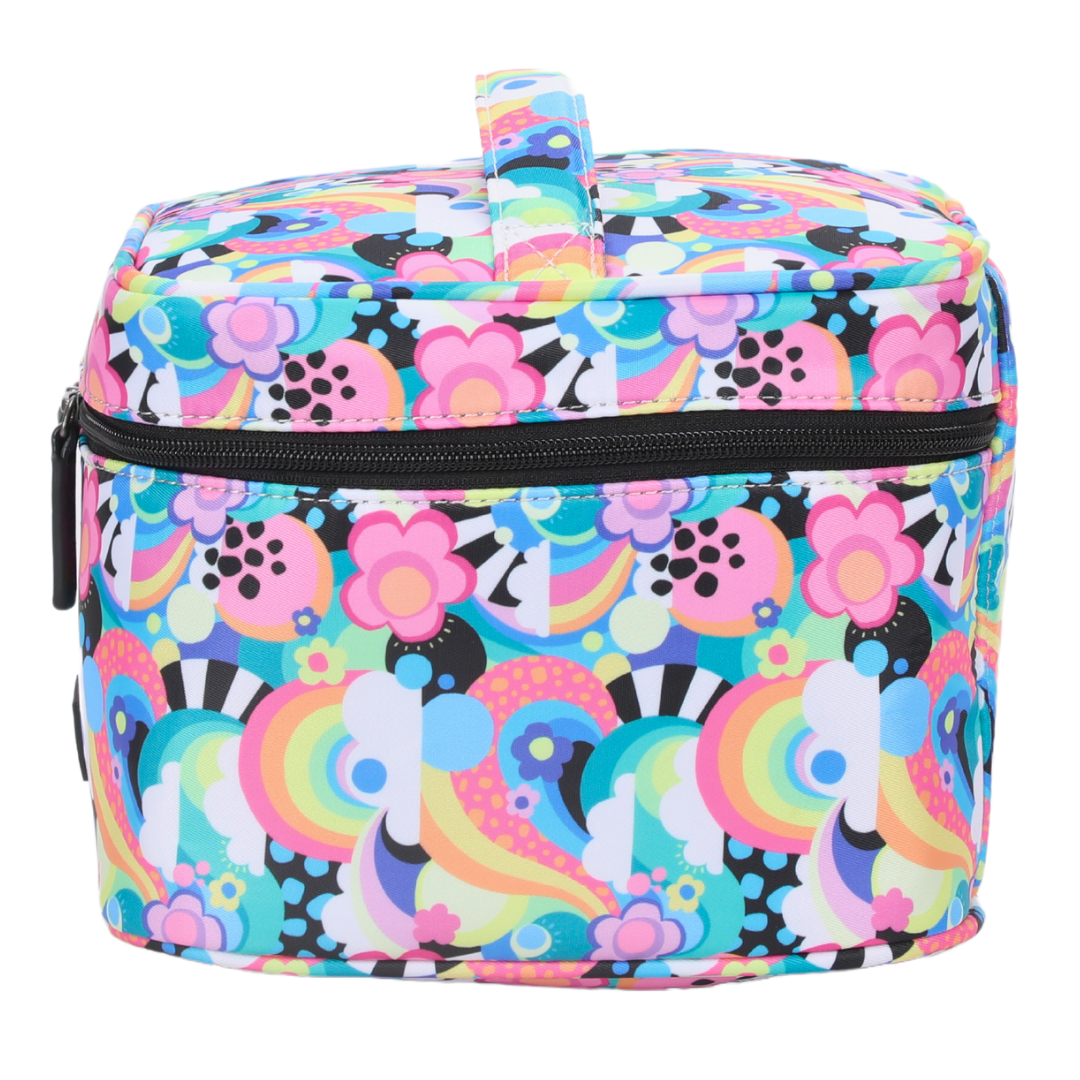 Vanity Case Funderland - Premium Makeup Organizer & Cosmetic Storage Box for Travel, Home & Salon Use | Portable Beauty Case with Mirror for Women & Professionals