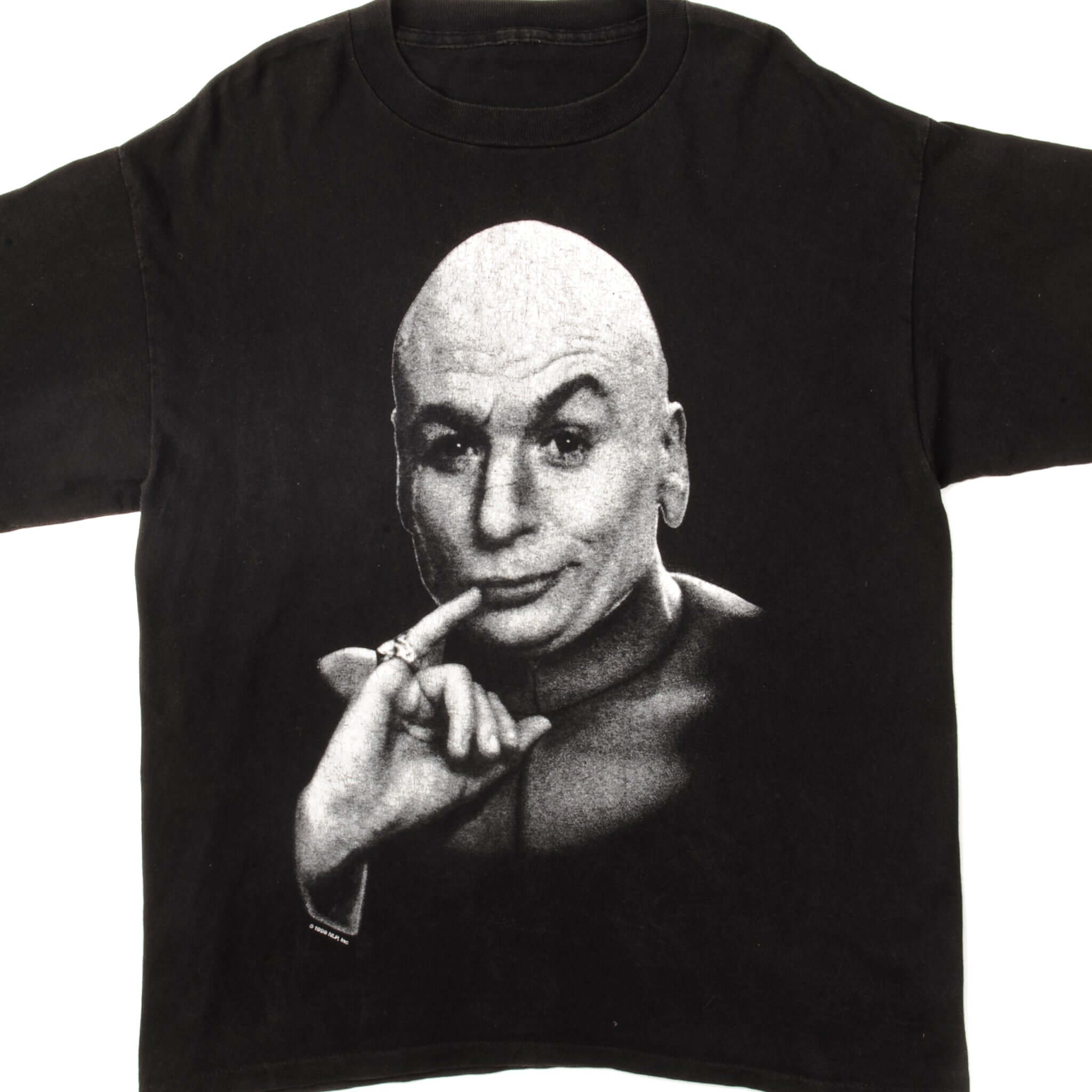 Vintage Austin Powers Dr. Evil Graphic T-Shirt 1998 Movie Tee XL Size - Perfect for 90s Retro Parties, Halloween Costumes & Comedy Fans