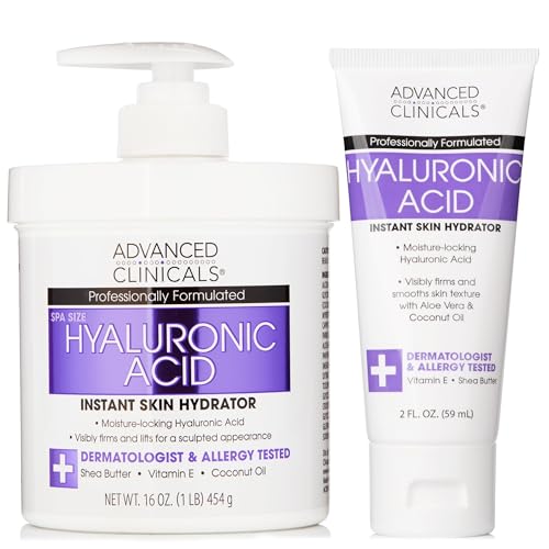 Hyaluronic Acid Cream 16OZ + Travel Size