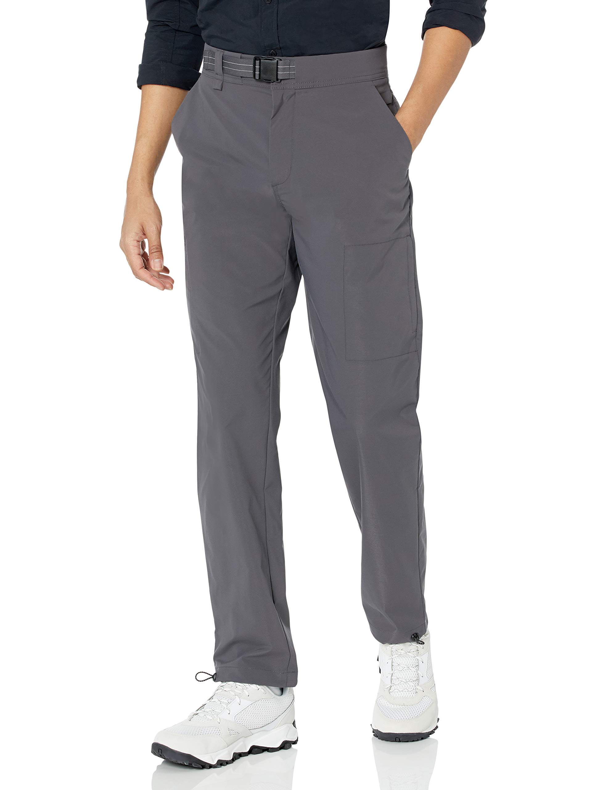 Amazon Essentials Men's Quick-Dry Hiking Pants with Belt - Lightweight, Moisture-Wicking Outdoor Adventure Pants for Hiking, Camping & Travel