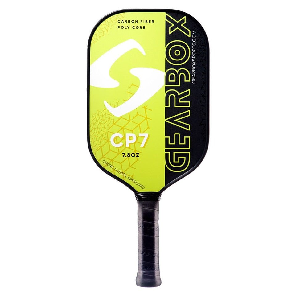Premium Gearbox CP7 Pickleball Paddle - Carbon Fiber Face with Comfort Grip - USAPA Approved for Tournament Play - Perfect for Competitive & Recreational Players