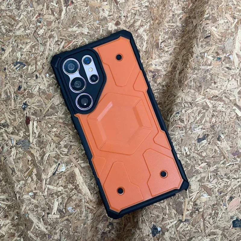 UAG Shockproof Galaxy S25 Ultra Magsafe Rugged Magnetic Case - Protective Cover for Samsung Galaxy S25 Ultra with Strong Magnets - Perfect for Outdoor Adventures, Work & Daily Use