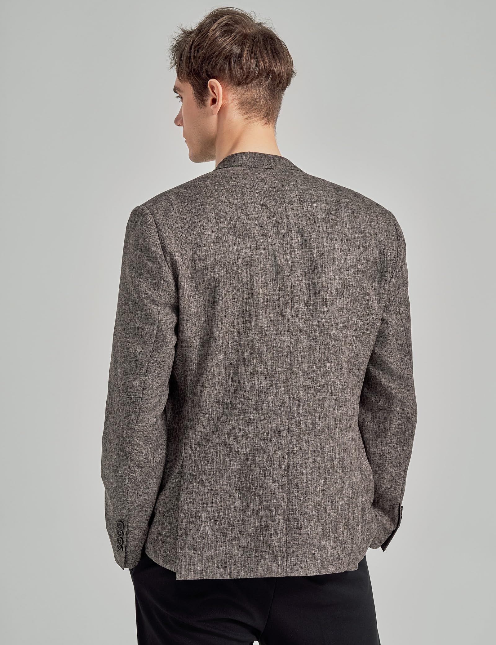 Alizeal Men's Casual Suit Jacket - Slim Fit One Button Blazer for Business & Formal Wear - Perfect for Office, Weddings & Special Occasions