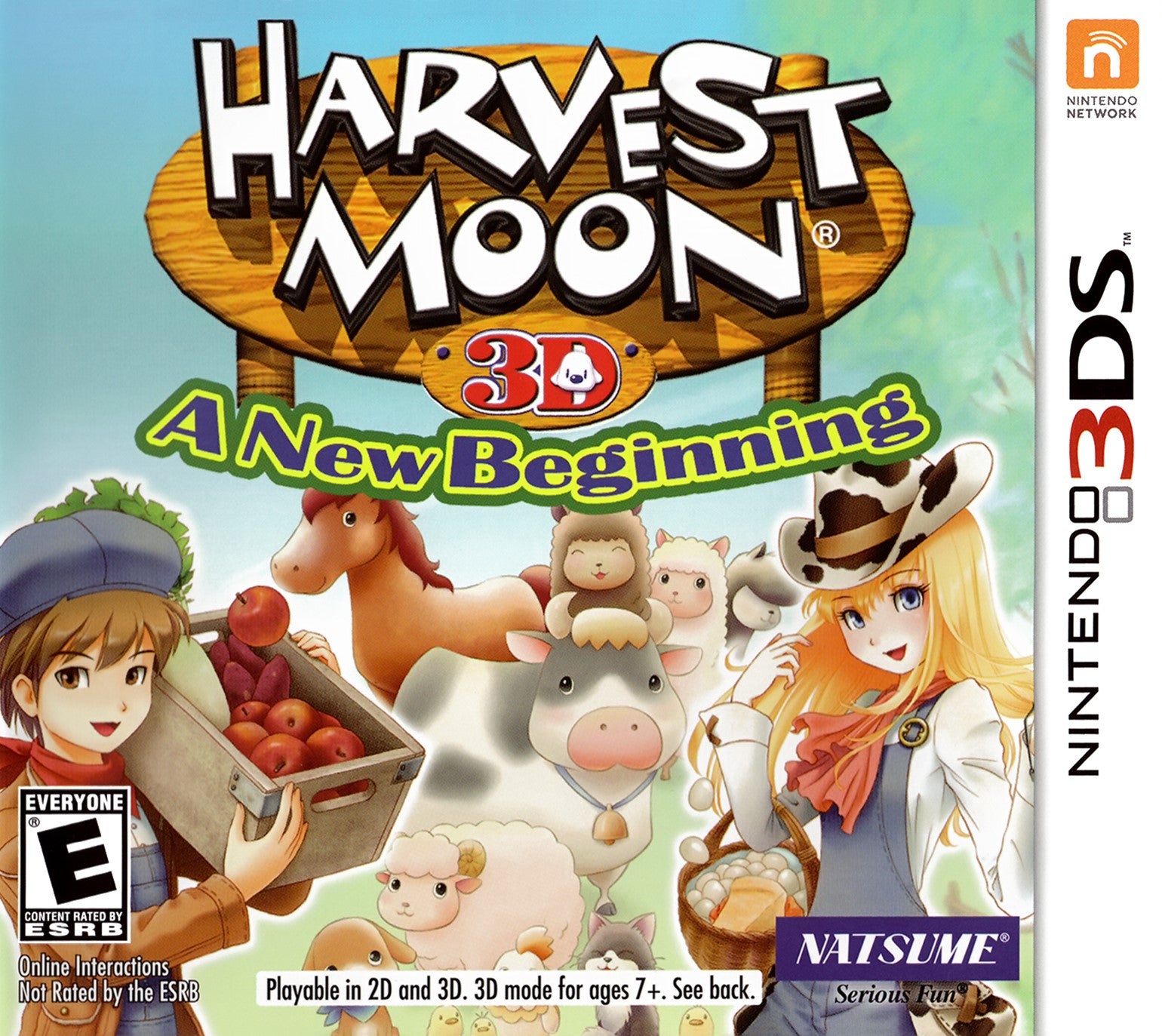Harvest Moon 3D: A New Beginning - Nintendo 3DS Farming Simulation Game | Build Your Dream Farm & Find Love | Perfect for Relaxing Gameplay & RPG Fans
