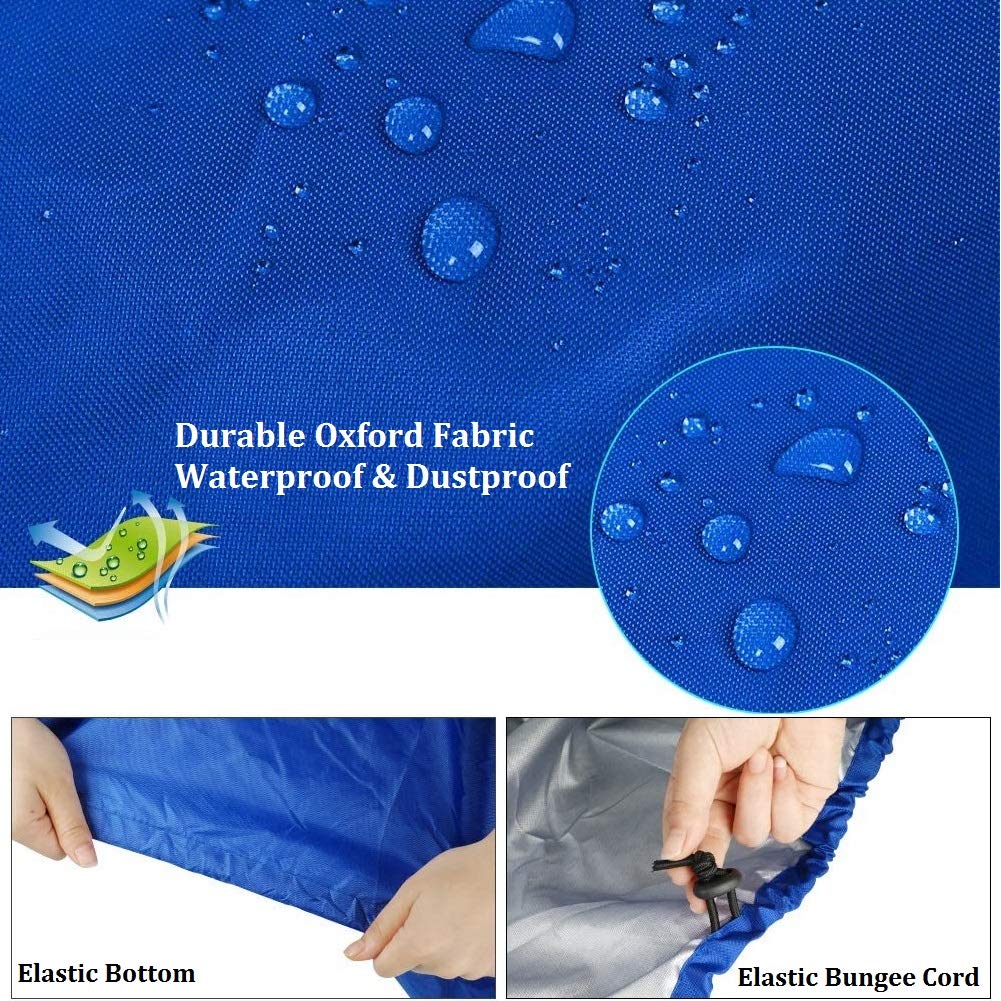Heavy-Duty Waterproof Kayak Cover - UV Protection for Outdoor Storage | Fishing & Boating Use