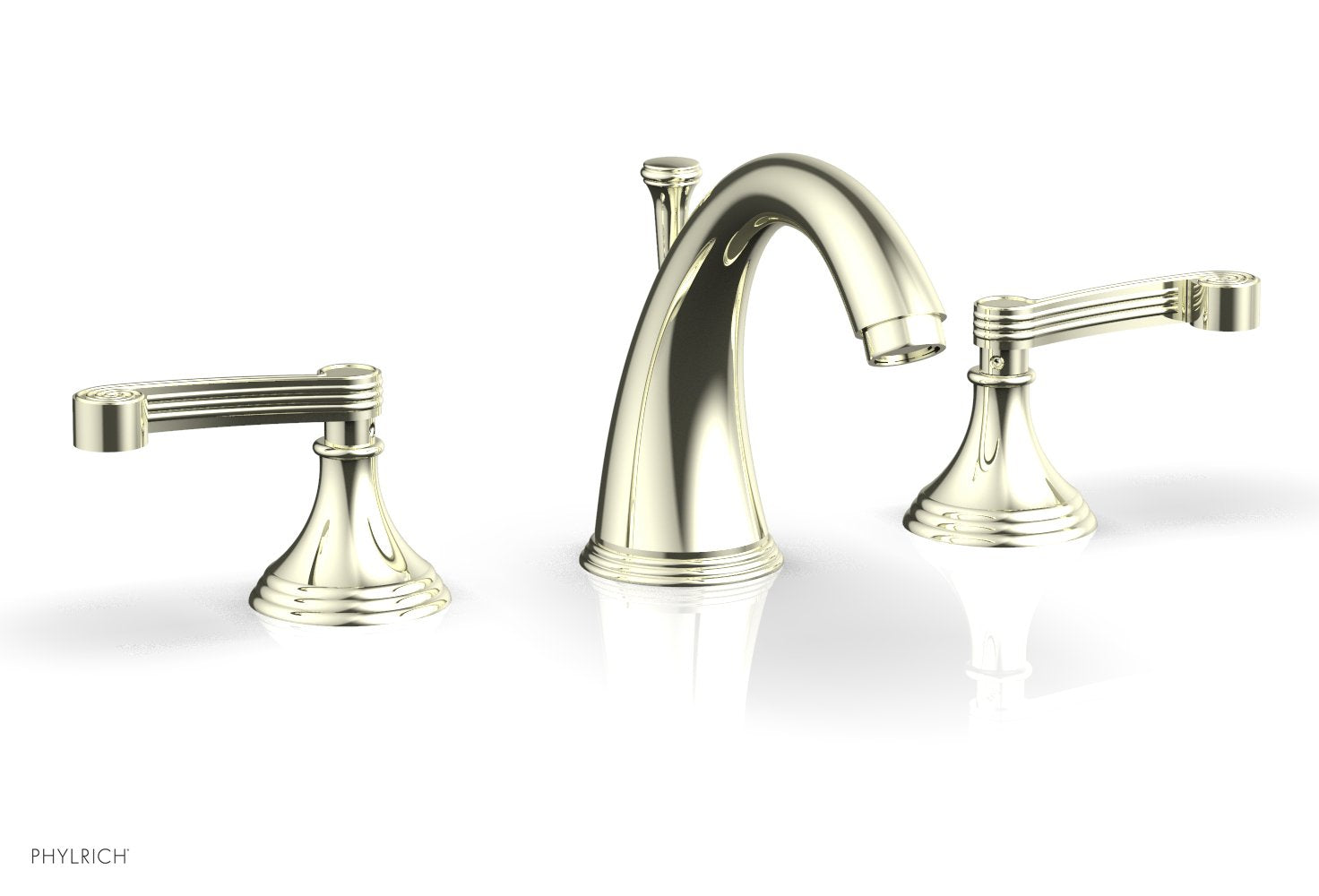 3-Hole Widespread Bathroom Faucet - D206 Brushed Nickel Finish for Sink Vanity, Perfect for Modern Home & Hotel Renovation
