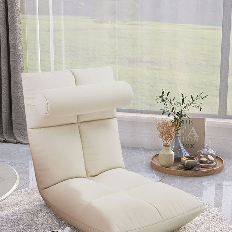 Comfortable Tatami Foldable Recliner Sofa Chair - Adjustable Backrest for Living Room, Bedroom & Outdoor Relaxation | Perfect for Lounging, Napping & Reading