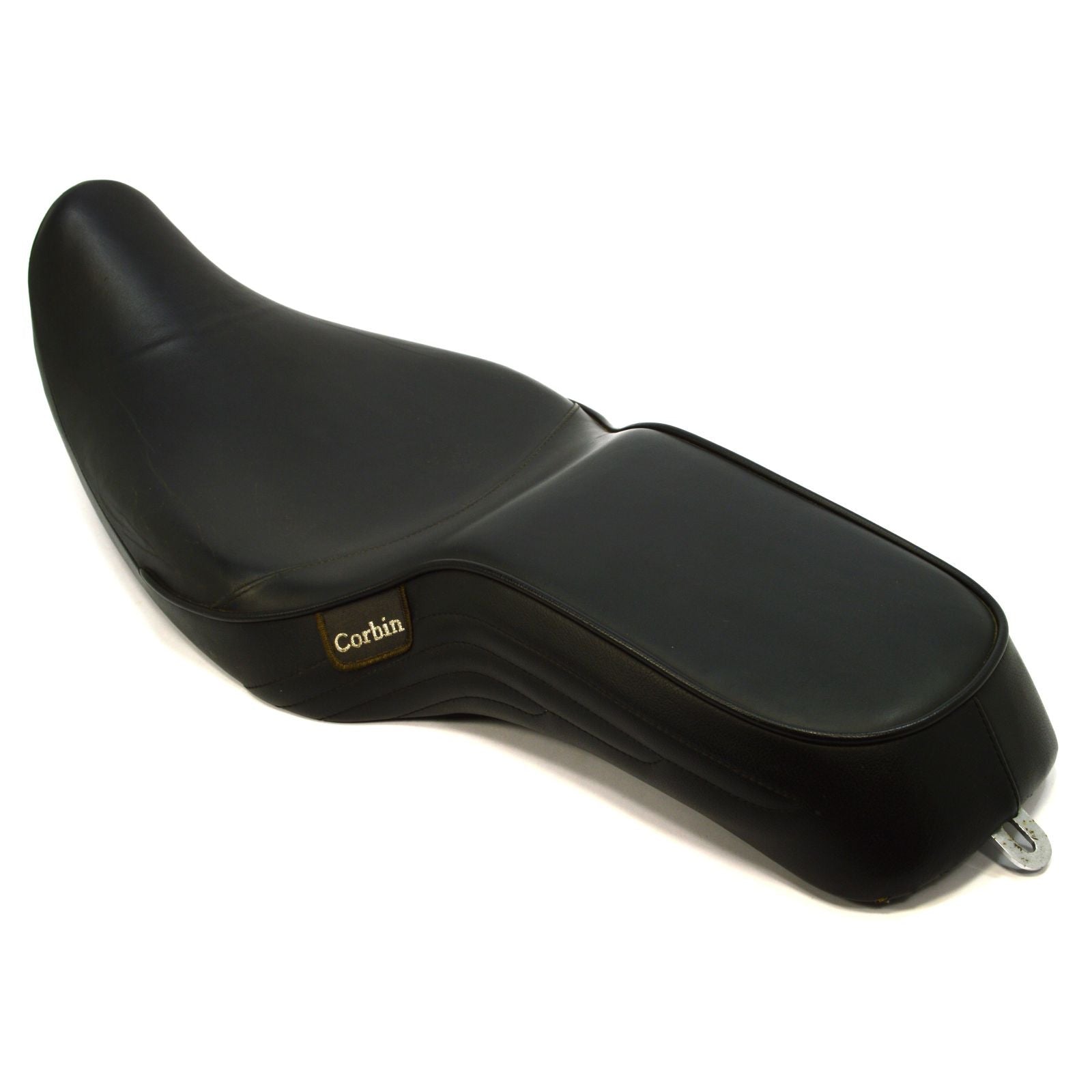 Premium Corbin Motorcycle Seat No. XL 96 6 AM - Black Leather Replacement for Harley Davidson & Cruisers - Comfort Upgrade for Long Rides & Touring