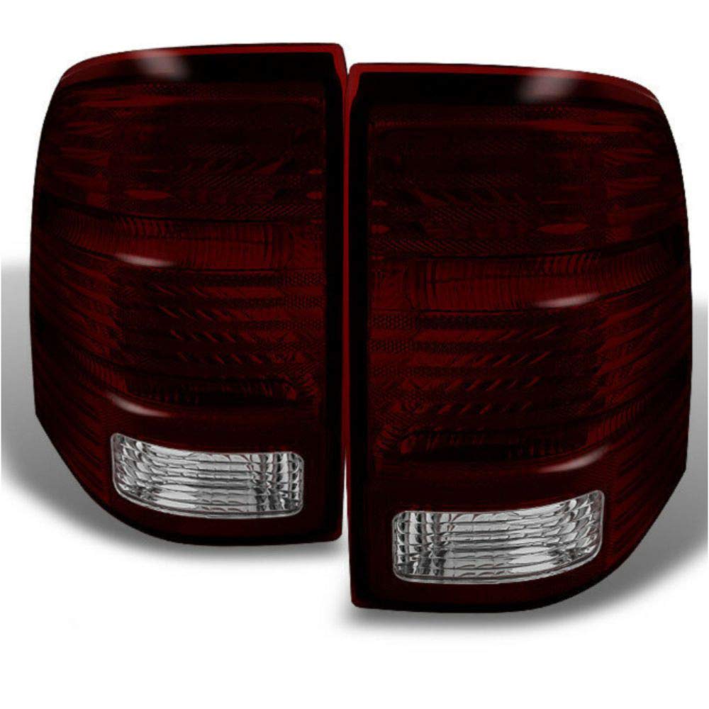 2002-2005 Dark Red Taillights Brake Lamp Replacement for Car - High Quality LED Tail Lights with Perfect Fit - Upgrade Your Vehicle's Rear Lighting for Safety & Style