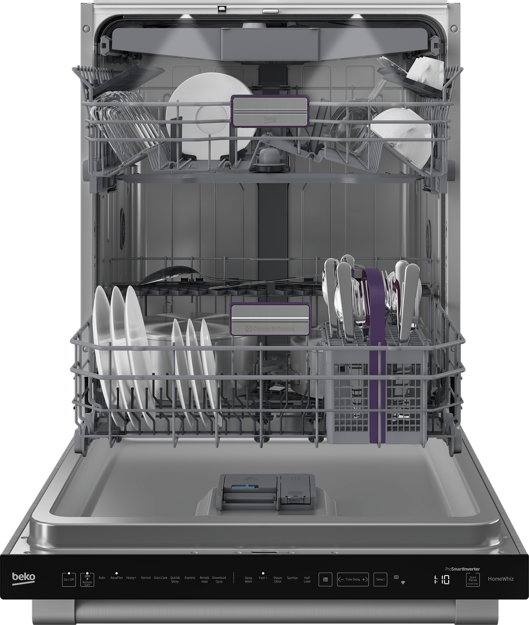 Beko DDT39434X 16 Place Settings Tall Tub Dishwasher - 39.0
