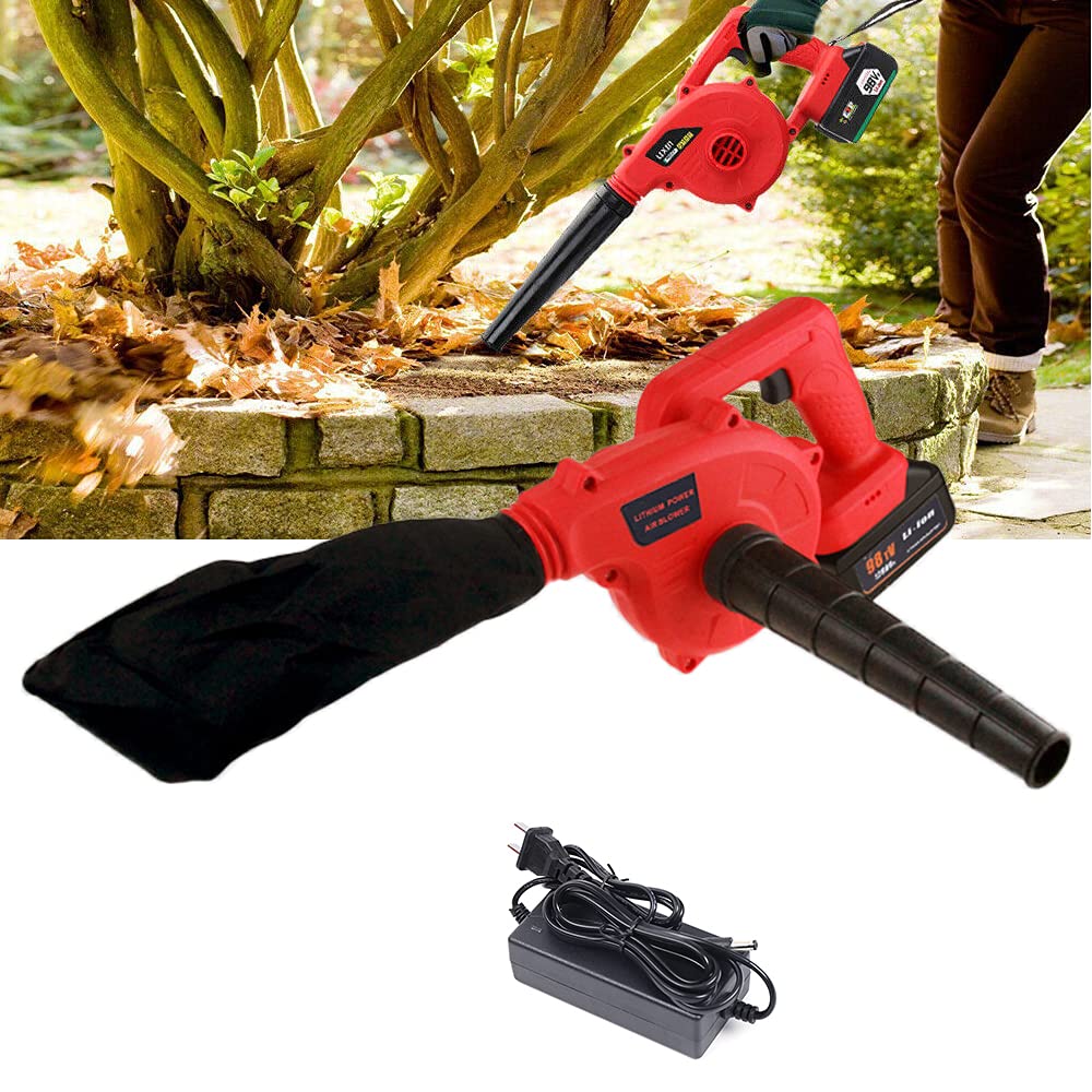 20V MAX Cordless Leaf Blower - Lightweight Handheld Leaf Blower with 20V/12800mAh Battery & Charger, Variable Speed for Yard Cleaning, Patio Maintenance & Driveway Clearing