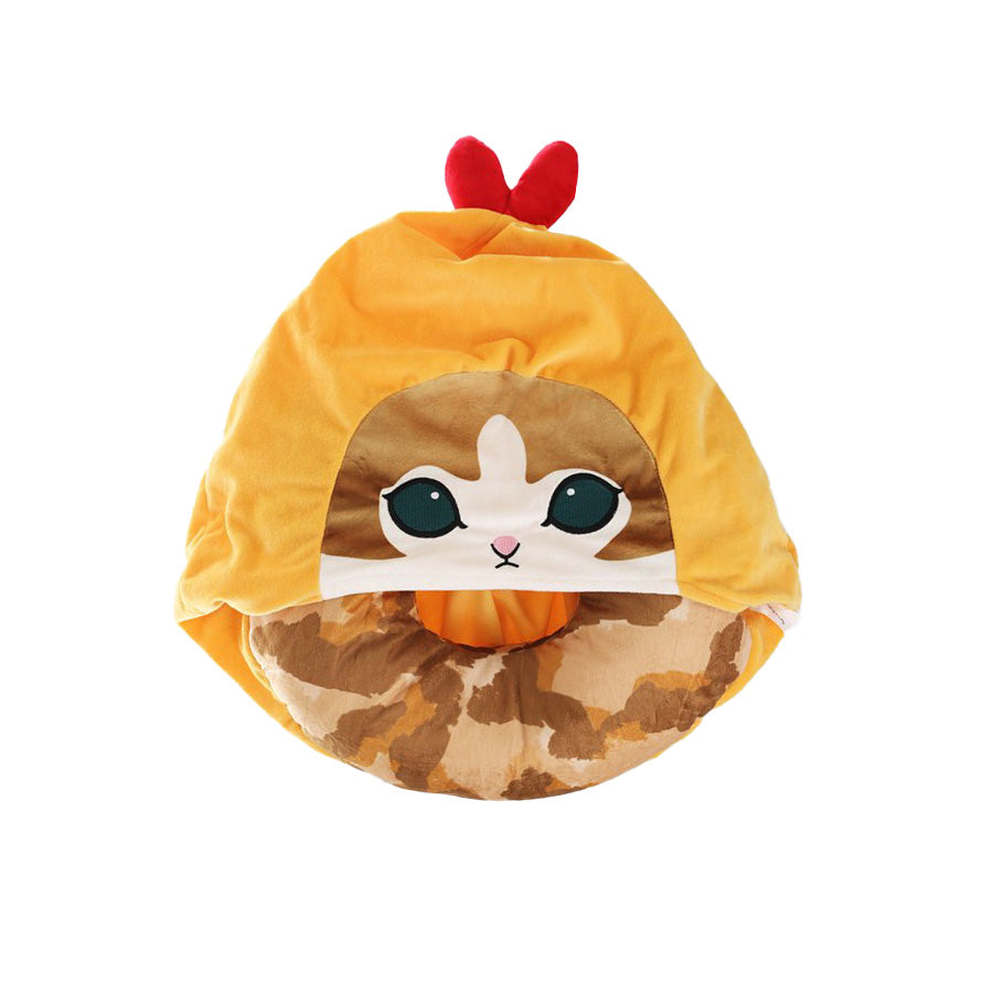 MOFUSAND Neck Pillow - Soft & Comfortable Travel Pillow for Airplane, Car, Office & Home Use - Cute Fried Shrimp Design for Neck Support & Relaxation
