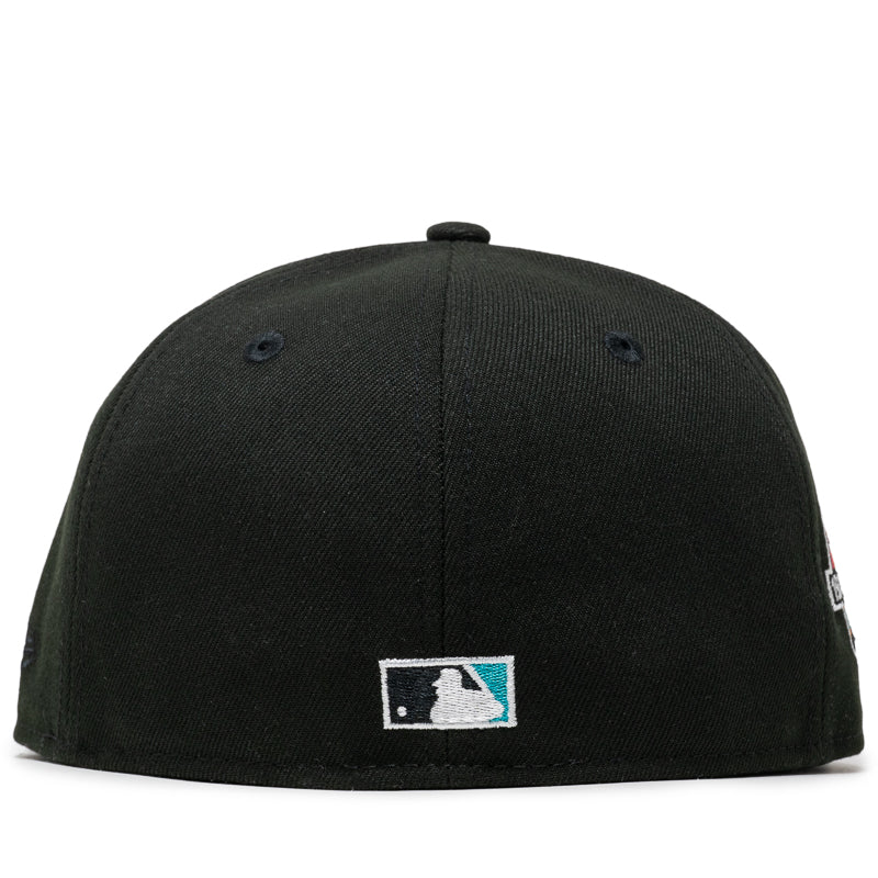 New Era x Politics Houston Astros 59FIFTY Fitted Cap - Official MLB Black Snapback Hat for Baseball Fans & Streetwear Style