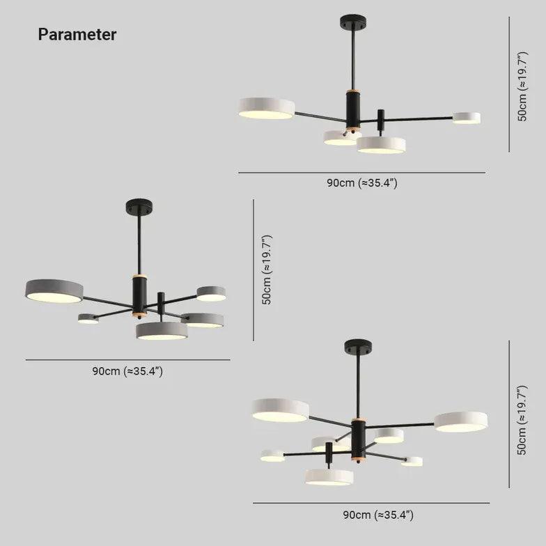 Modern LED Pendant Light with Adjustable Brightness - Minimalist Design for Kitchen Island, Dining Room & Bedroom Lighting