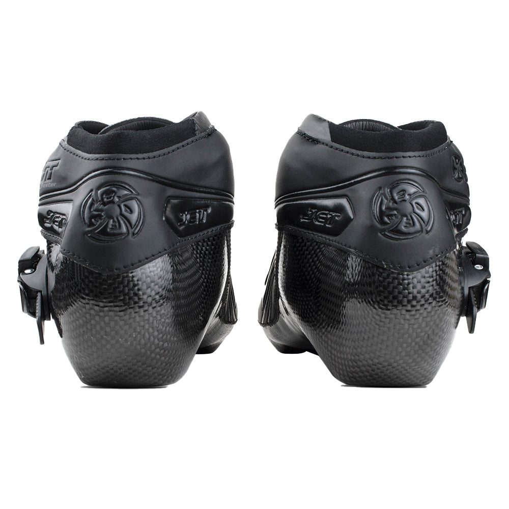 Bont Super Jet 195 Inline Speed Skates - Professional Roller Skating Boots for Men & Women - Black - Perfect for Speed Skating, Racing & Competitive Roller Sports