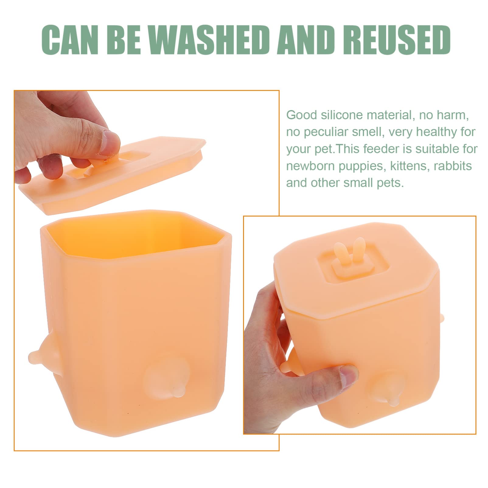 Mipcase Puppy Feeding Bottle - Bionic Pet Milk Feeder for Puppies & Kittens - Durable Puppy Feeder Station with Simulated Nipple - Perfect for Newborn Pets, Orphaned Animals, and Pet Care at Home or Veterinary Clinics